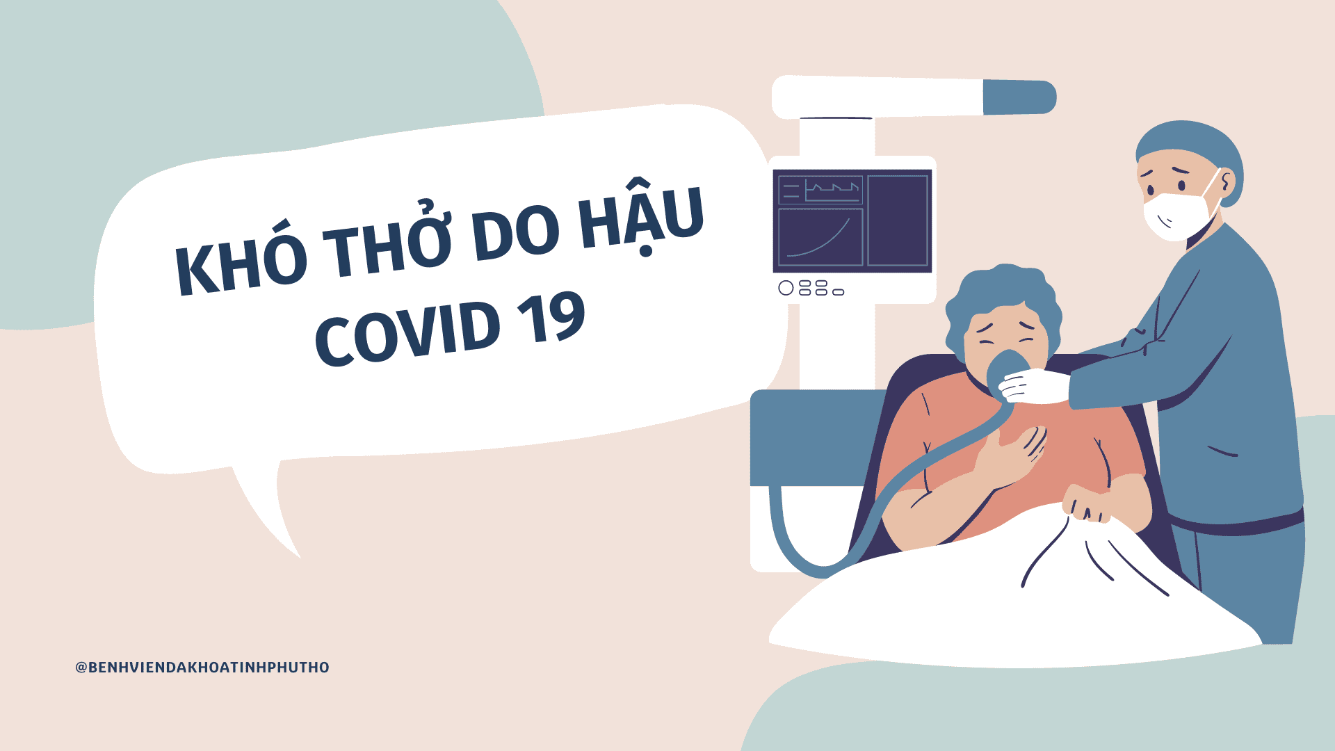 Khó thở là biểu hiện thường gặp của hội chứng hậu covid-19