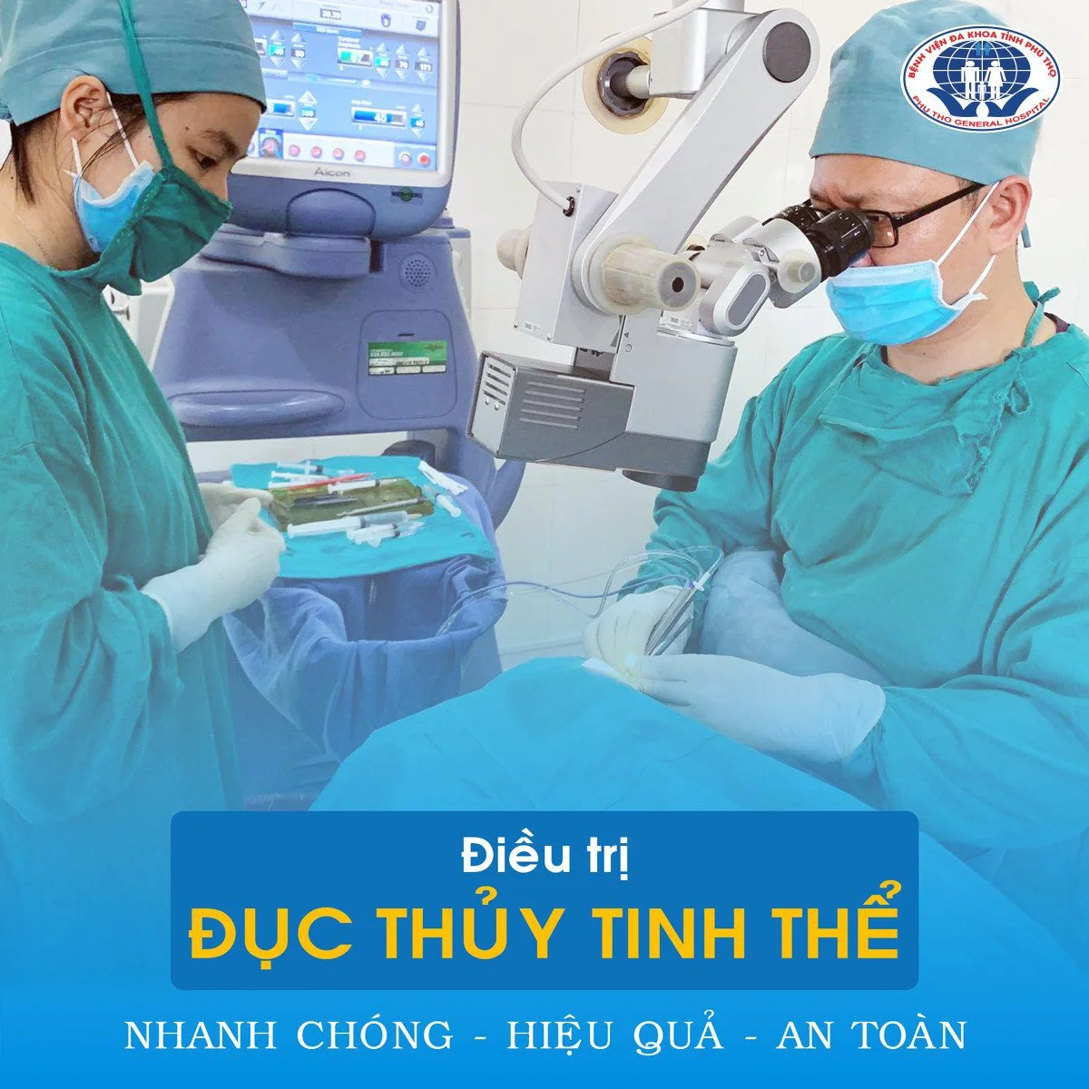 Bệnh viện đa khoa tỉnh Phú Thọ - địa chỉ uy tín hàng đầu điều trị bệnh đục thủy tinh thể