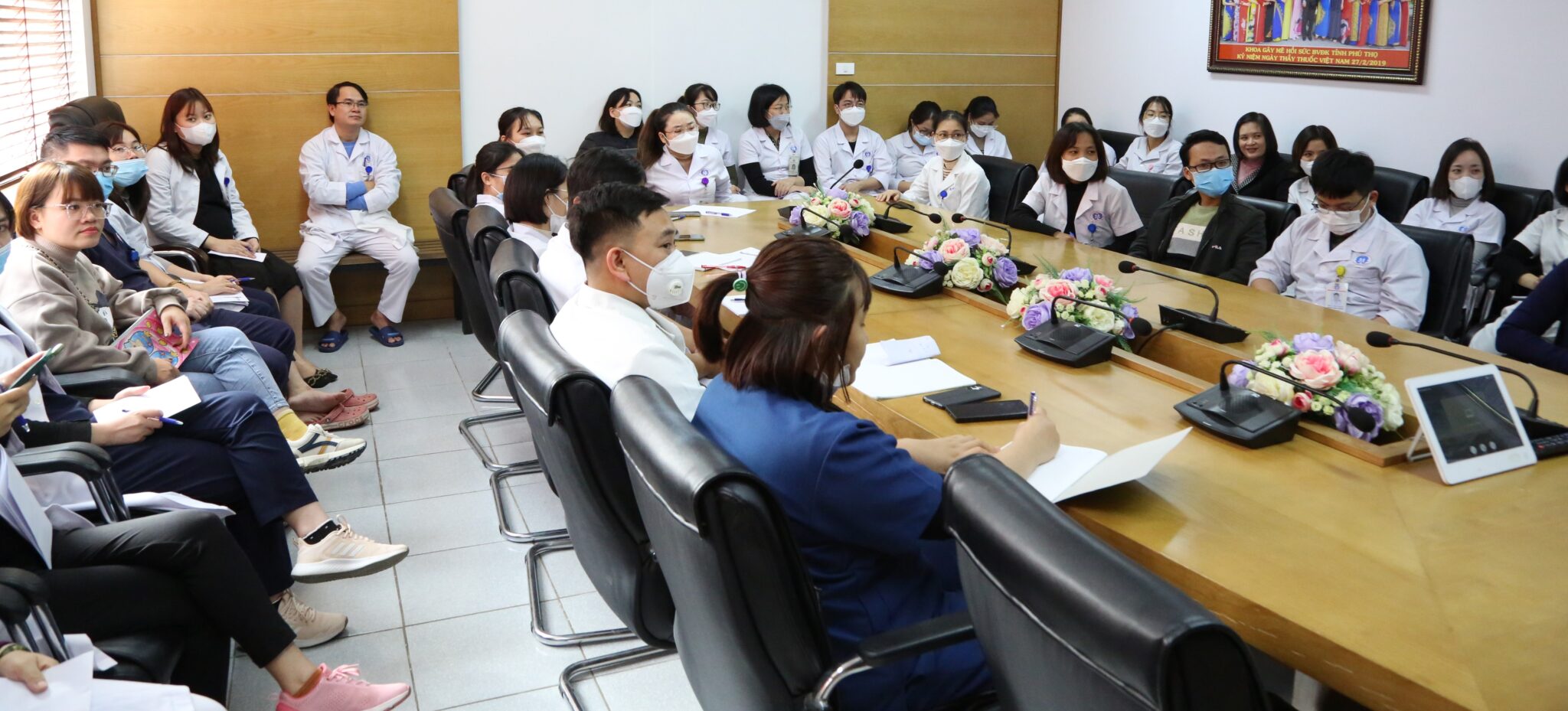 Các bác sĩ tham gia chương trình đào tạo điện tâm đồ cơ bản