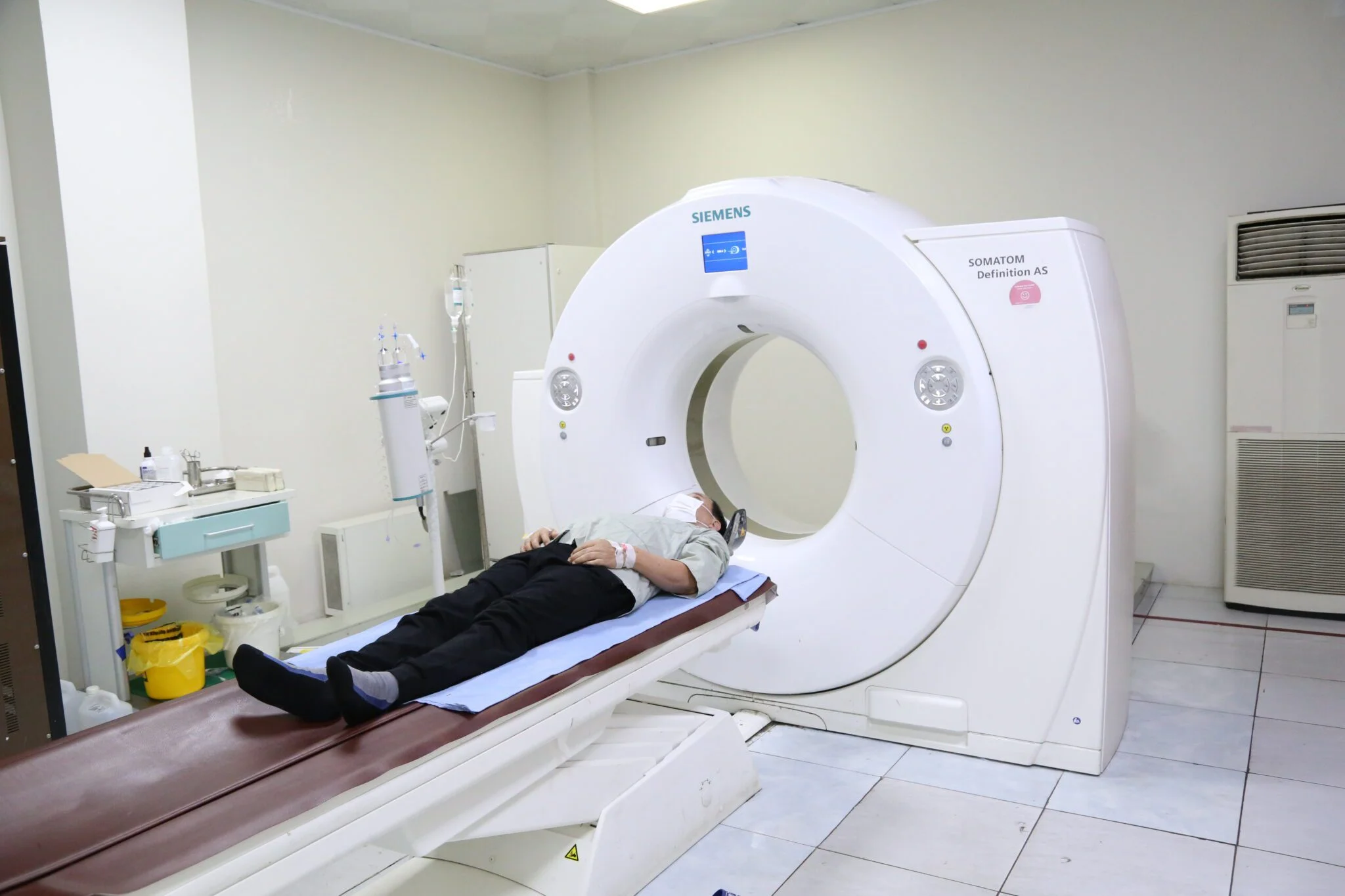 Hình ảnh máy chụp cắt lớp vi tính tại Bệnh viện đa khoa tỉnh Phú Thọ.