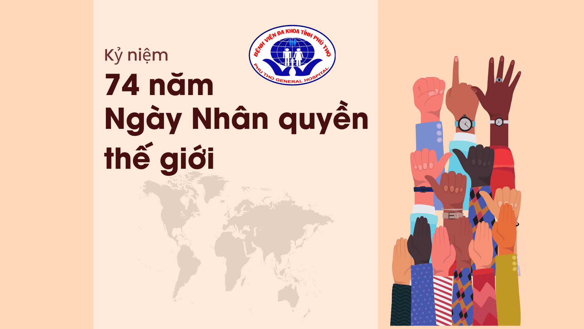 Illustration With International Human Right Day Instagram Post 1920 × 1080