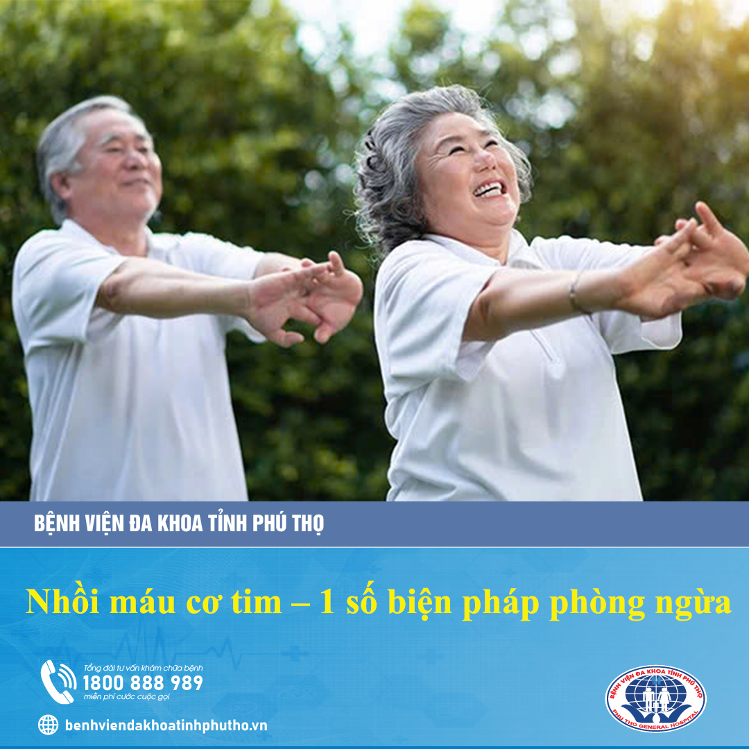 Nhồi máu cơ tim - 1 số biện pháp phòng ngừa 1 Nhồi máu cơ tim - 1 số biện pháp phòng ngừa