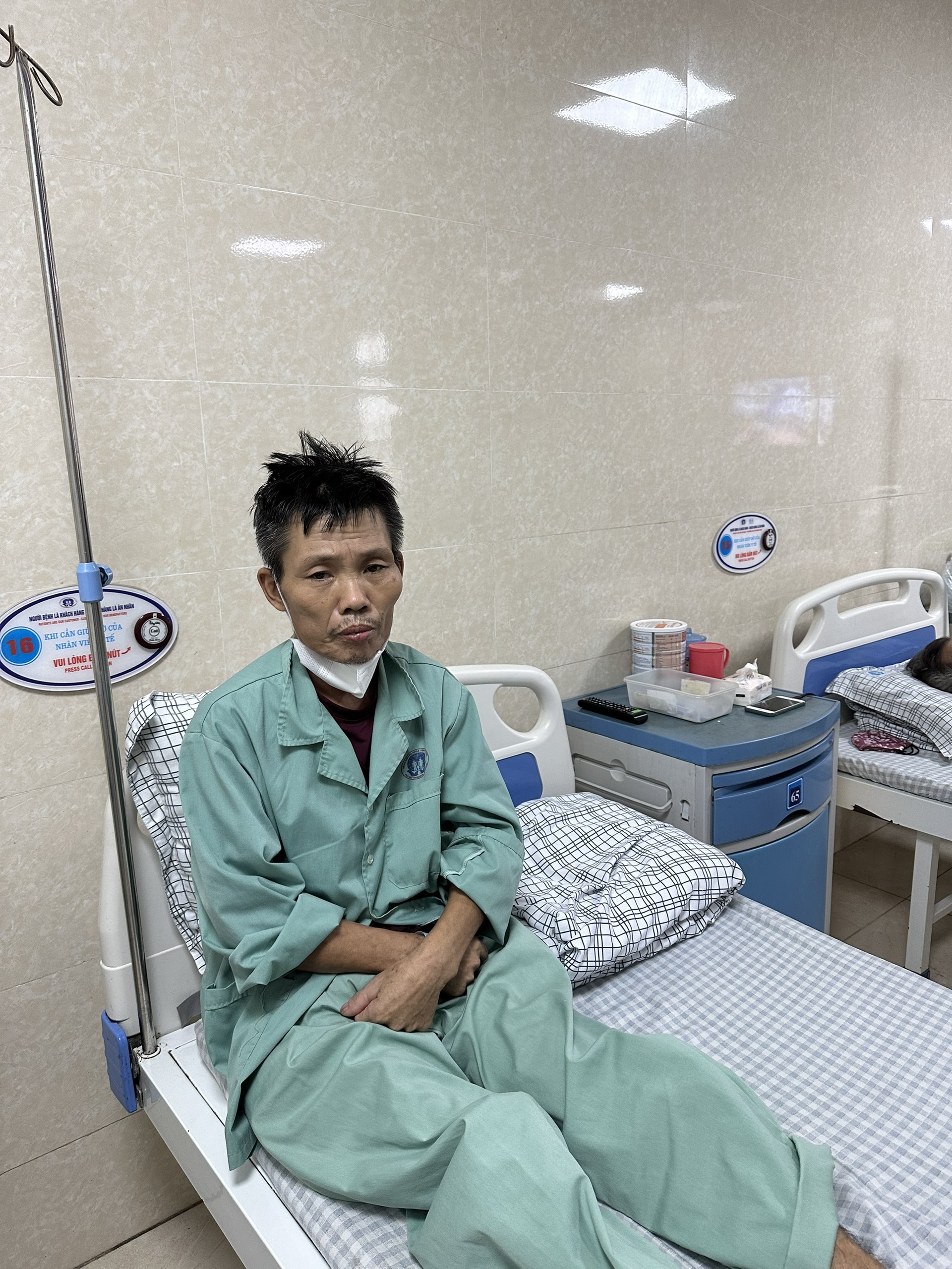 Người bệnh Nguyễn Văn Tâm điều trị Khoa Xạ trị - tại Trung tâm Ung bướu BVĐK tỉnh Phú Thọ cần kêu gọi hỗ trợ
