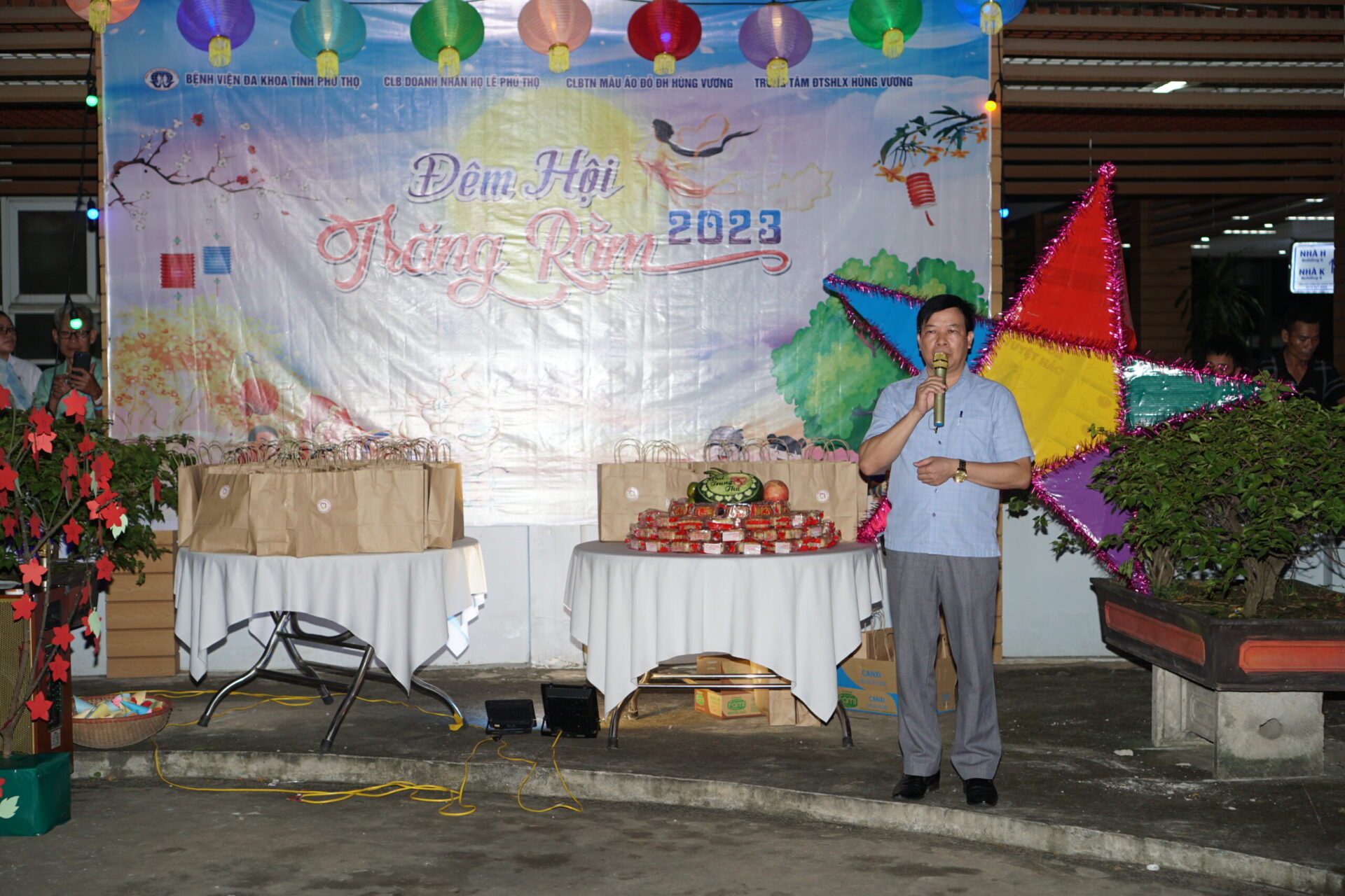 Ông Lê Hải Nam – Phó Chủ nhiệm CLB Doanh nhân họ Lê phát biểu tại chương trình