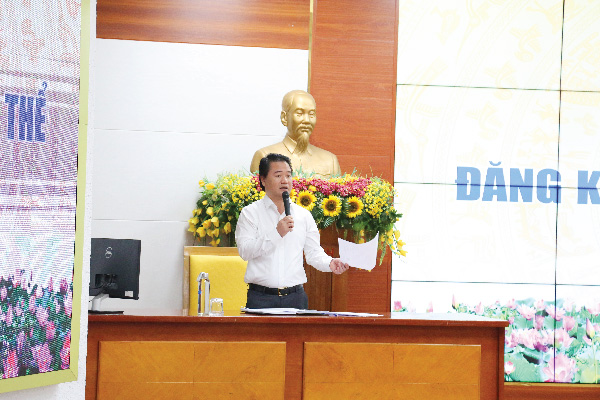 BSCKII. Lê Đình Thanh Sơn – Giám đốc Bệnh viện đa khoa tỉnh Phú Thọ chia sẻ tại chương trình
