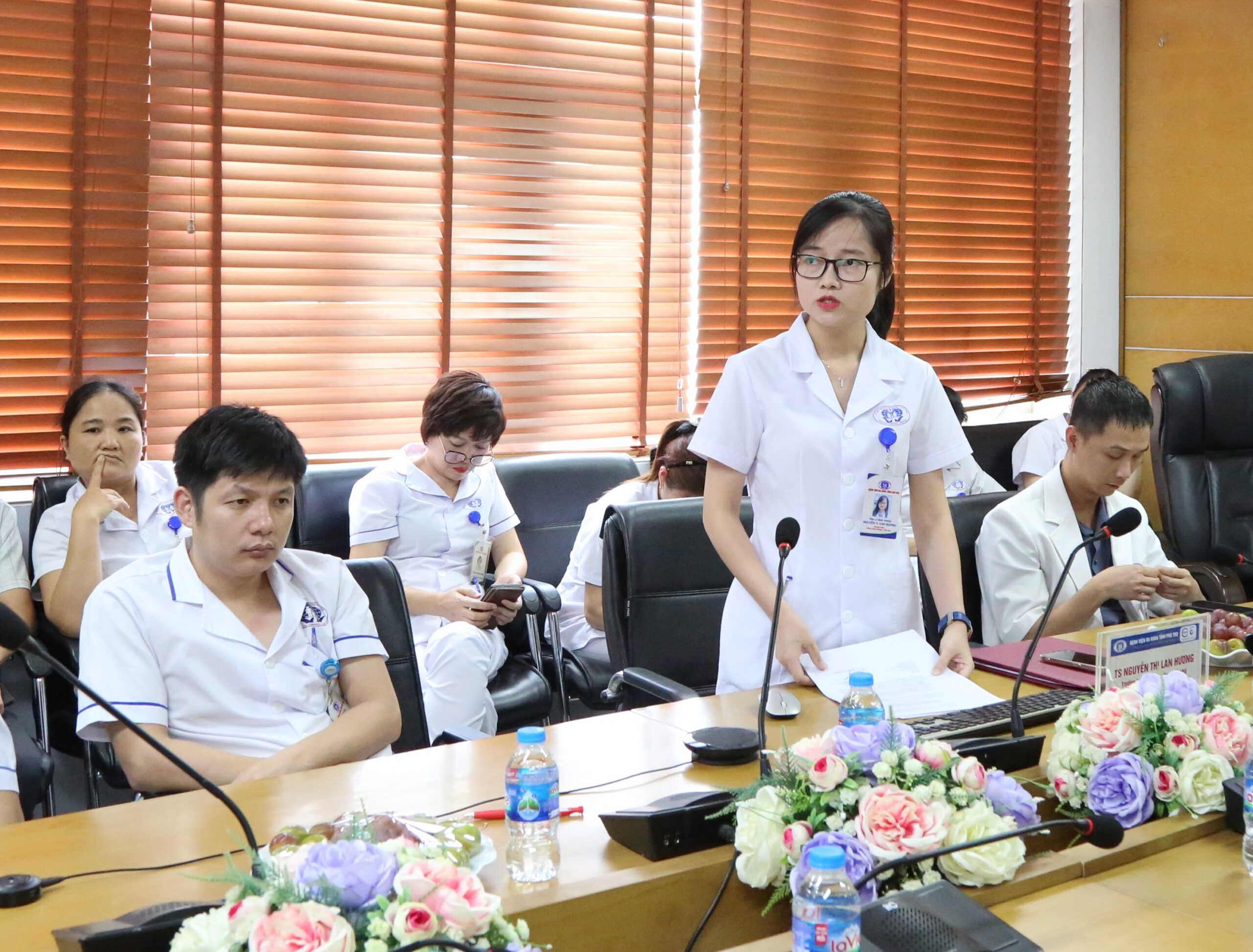TS Nguyễn Thị Lan Hương phát biểu tại chương trình Hội nghị khoa học