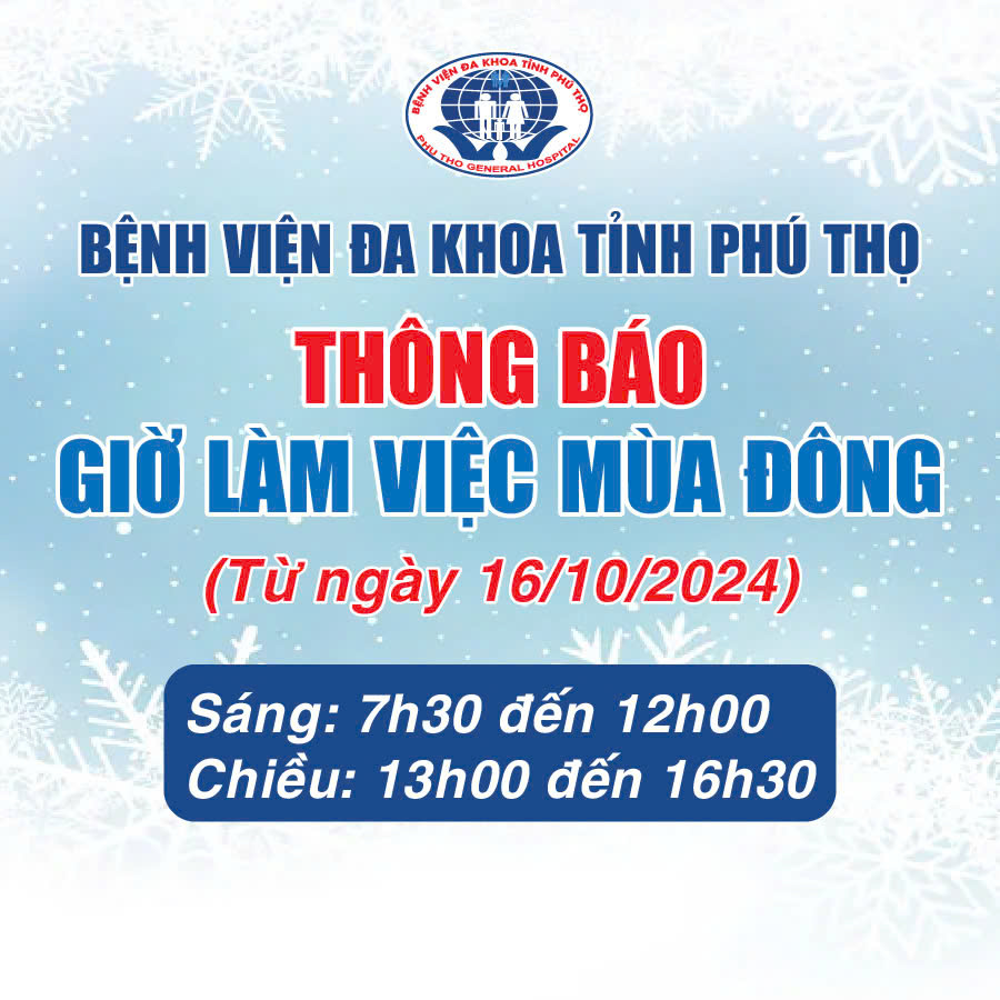 giờ làm việc mùa đông