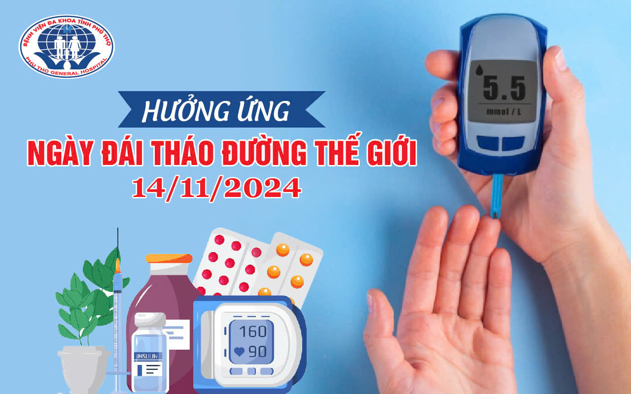 Hưởng ứng ngày Đái tháo đường thế giới 14/11/2024