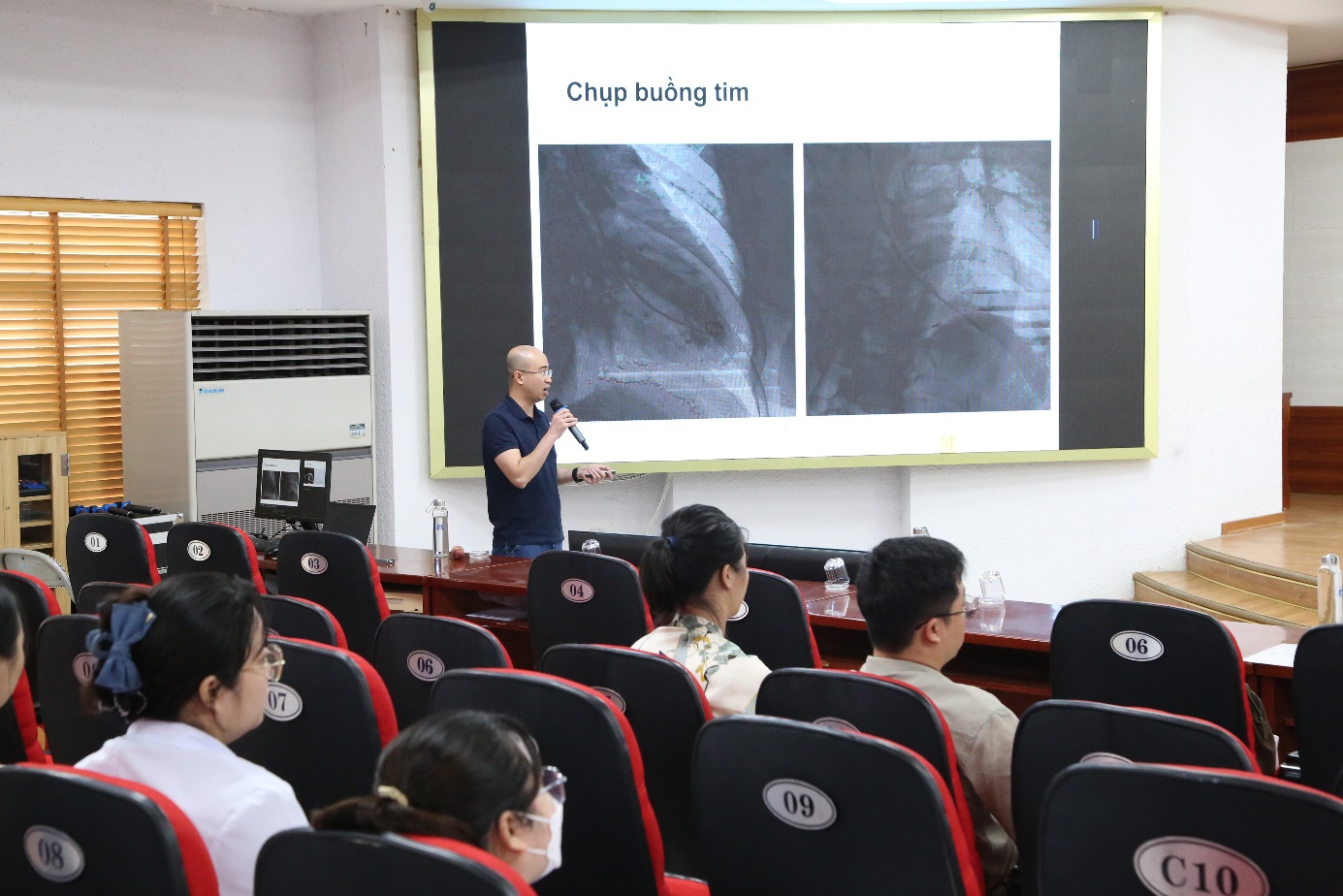 ThS.BS Đàm Trung Hiếu - Viện Tim mạch - Bệnh viện Bạch Mai giảng dạy tại chương trình