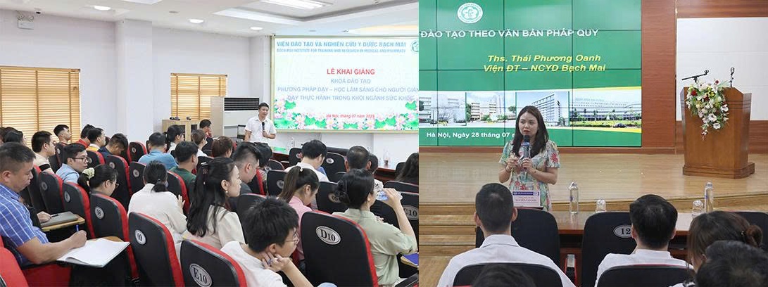 Khoá đào tạo Phương pháp dạy - học lâm sàng cho người giảng dạy thực hành trong khối ngành sức khoẻ
