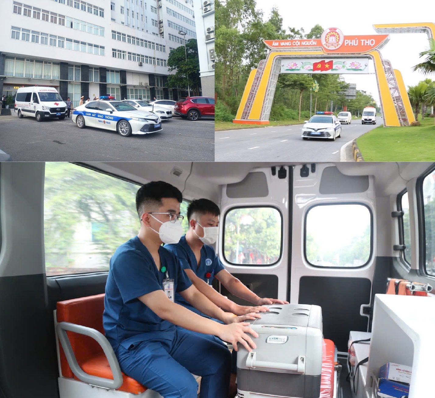 Chuyến bay lùi giờ cất cánh để đợi “hành khách đặc biệt” – trái tim của người hiến từ Bệnh viện Đa khoa tỉnh Phú Thọ về thành phố Huế