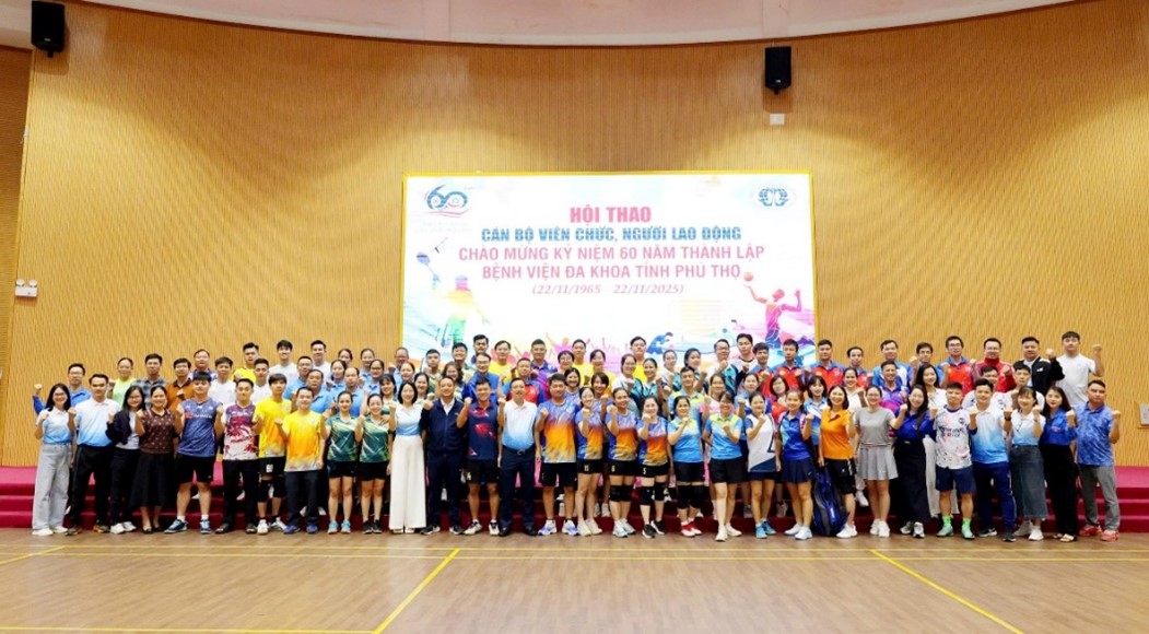 Khai mạc Hội thao cán bộ, viên chức, người lao động Bệnh viện Đa khoa tỉnh Phú Thọ 3 3