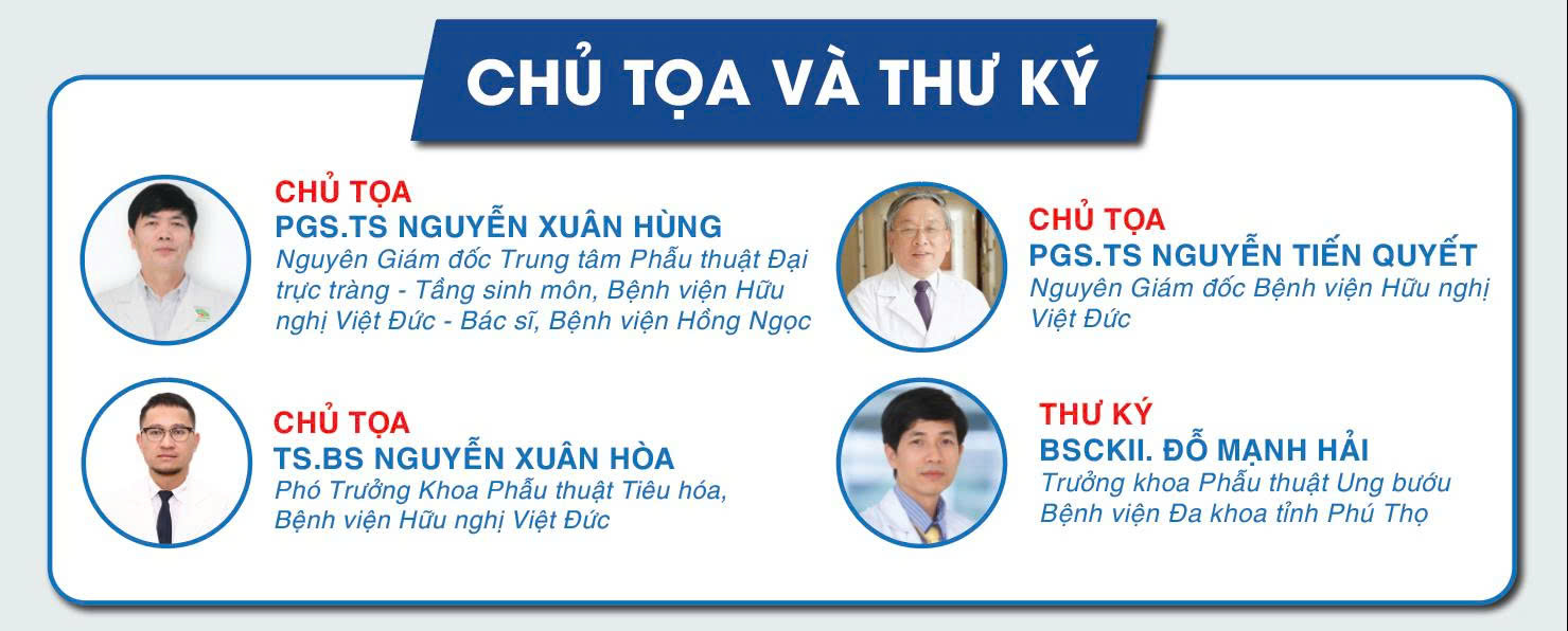  Chủ tọa và Thư ký tại Hội nghị