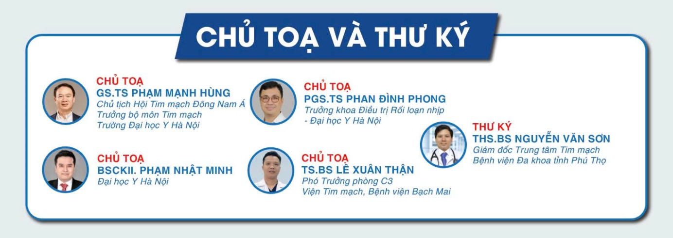 Hội nghị Khoa học chuyên đề: Tim mạch - Nội tiết và các bệnh chuyển hoá chào mừng kỷ niệm 60 năm thành lập Bệnh viện Đa khoa tỉnh Phú Thọ 1 Chủ tọa chuyên đề Tim mạch
