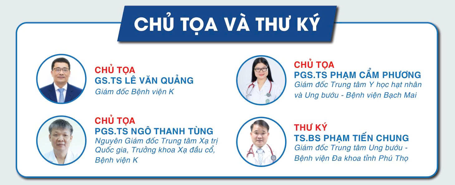 Hội nghị Khoa học chuyên đề: Ung bướu – Điện quang can thiệp chào mừng kỷ niệm 60 năm thành lập Bệnh viện Đa khoa tỉnh Phú Thọ 1 Chủ tọa và Thư ký tại Hội nghị