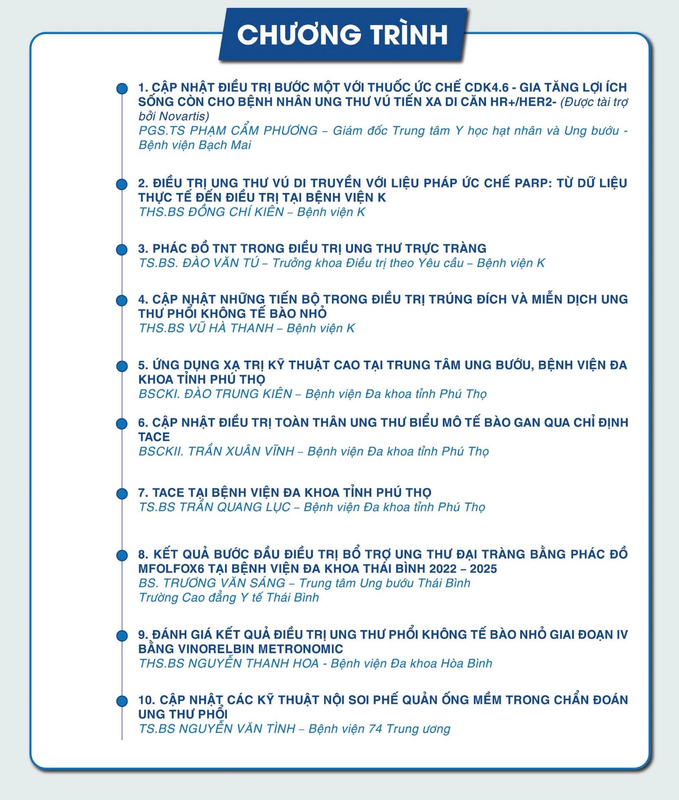 Hội nghị Khoa học chuyên đề: Ung bướu – Điện quang can thiệp chào mừng kỷ niệm 60 năm thành lập Bệnh viện Đa khoa tỉnh Phú Thọ 2 Các báo cáo khoa học được trình bày tại Hội nghị Khoa học chuyên đề Ung bướu – Điện quang can thiệp