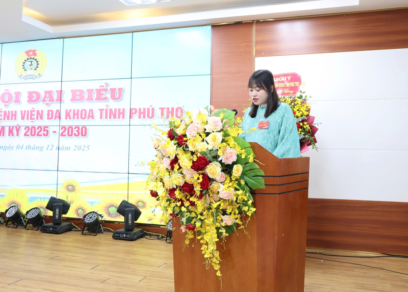 Bệnh viện Đa khoa tỉnh Phú Thọ tổ chức thành công Đại hội Đại biểu Công đoàn cơ sở nhiệm kỳ 2025 – 2030 12 cd12