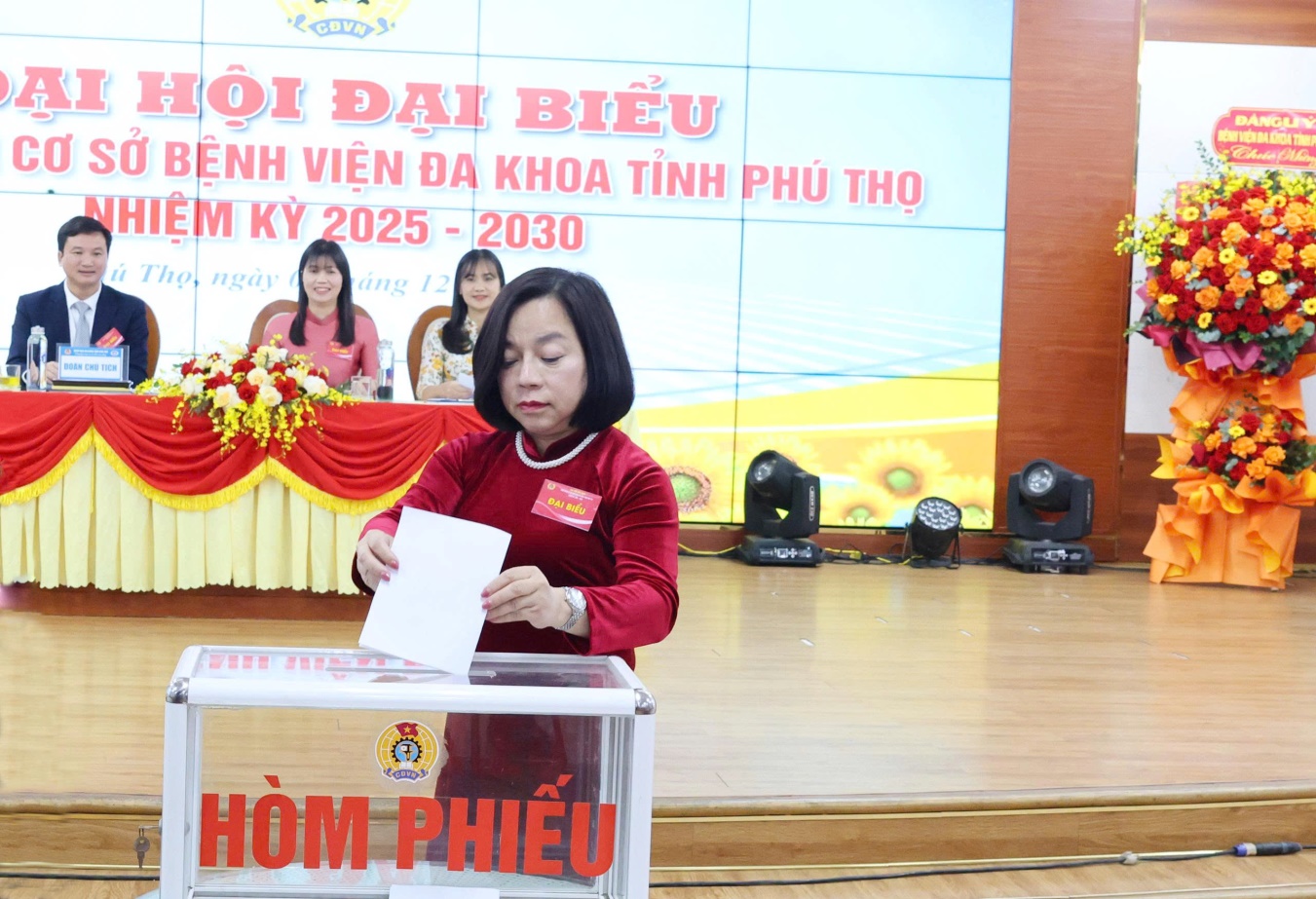 Bệnh viện Đa khoa tỉnh Phú Thọ tổ chức thành công Đại hội Đại biểu Công đoàn cơ sở nhiệm kỳ 2025 – 2030 8 cd8