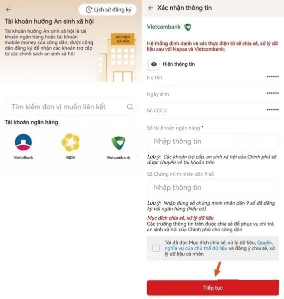 Hướng dẫn tích hợp tài khoản hưởng an sinh xã hội trên VNeID 4 a4 9