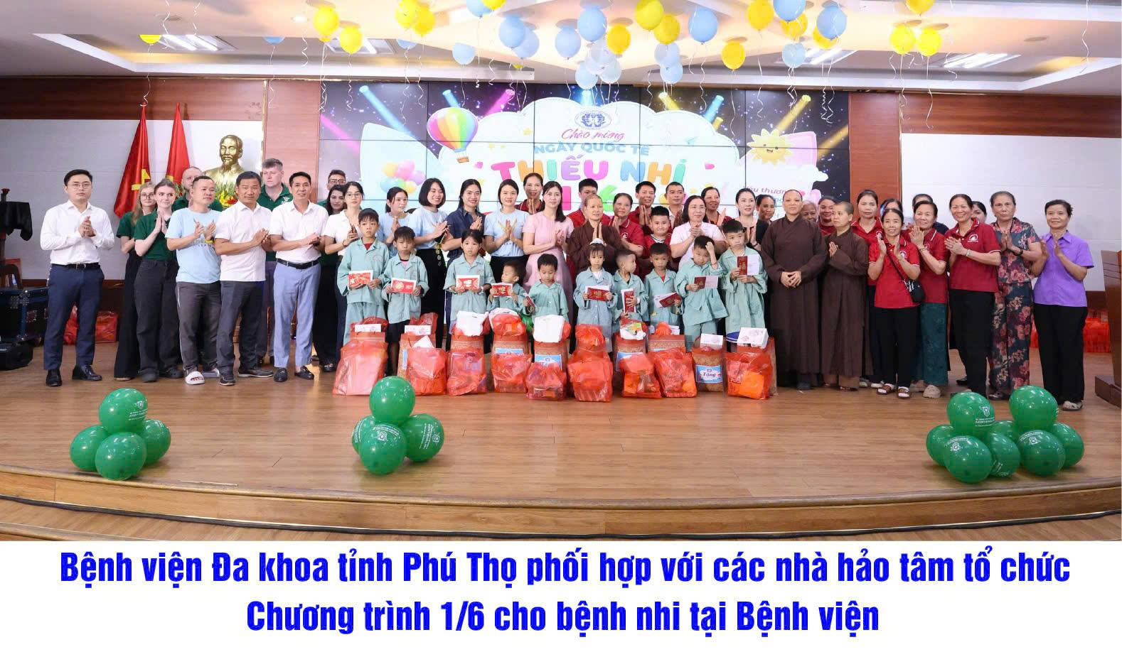 Tổng kết các hoạt động thiện nguyện tại Bệnh viện Đa khoa tỉnh Phú Thọ từ ngày 27/5 đến ngày 02/6/2026