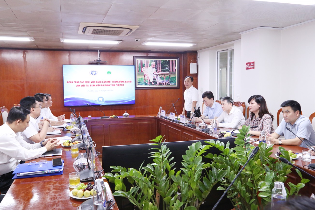 Tăng cường hợp tác chuyên môn trong lĩnh vực răng hàm mặt giữa Bệnh viện Đa khoa tỉnh Phú Thọ và Bệnh viện Răng Hàm Mặt Trung ương Hà Nội