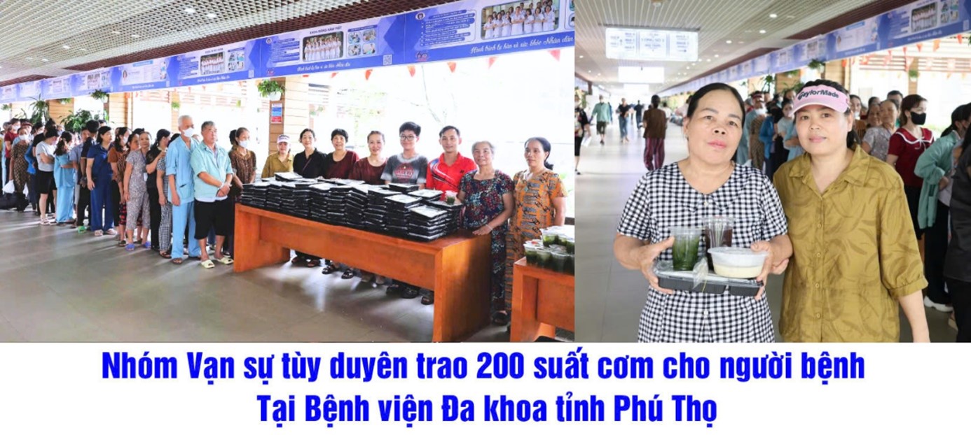 Tổng kết các hoạt động thiện nguyện tại Bệnh viện Đa khoa tỉnh Phú Thọ từ ngày 10/6 đến ngày 16/6/2026