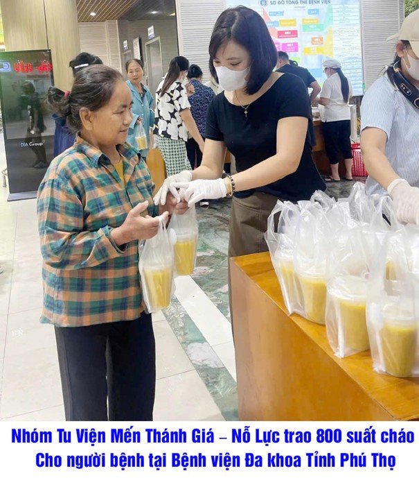 Tổng kết các hoạt động thiện nguyện tại Bệnh viện Đa khoa tỉnh Phú Thọ từ ngày 03/6 đến 09/6/2026