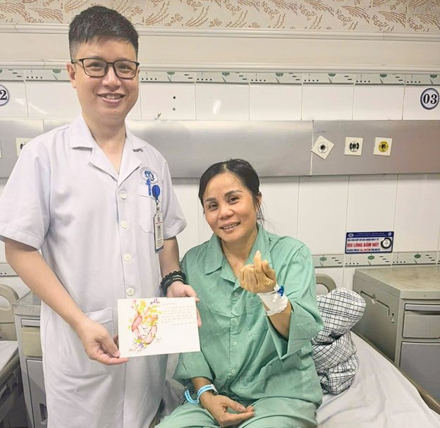 Bức thư cảm ơn đặc biệt gửi từ trái tim người bệnh