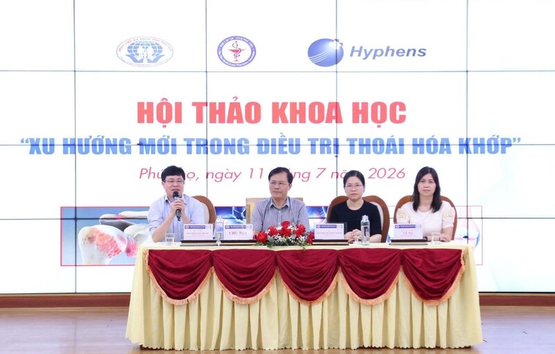Hội thảo “Xu hướng mới trong điều trị thoái hóa khớp” tại Bệnh viện Đa khoa tỉnh Phú Thọ 1 Hội thảo “Xu hướng mới trong điều trị thoái hóa khớp” tại Bệnh viện Đa khoa tỉnh Phú Thọ