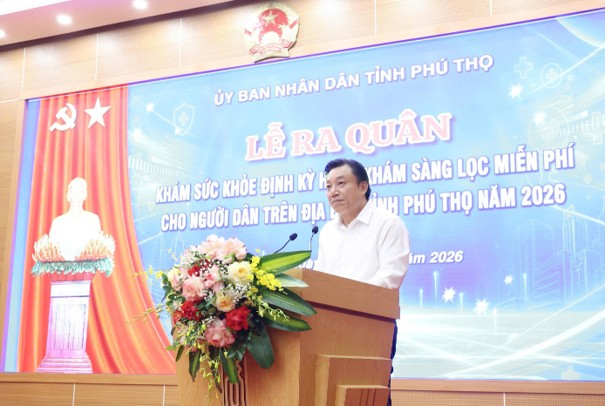 Bệnh viện Đa khoa tỉnh Phú Thọ ra quân khám sức khỏe định kỳ, khám sàng lọc miễn phí cho người dân 17 trien khai kham suc khoe dinh ky 1