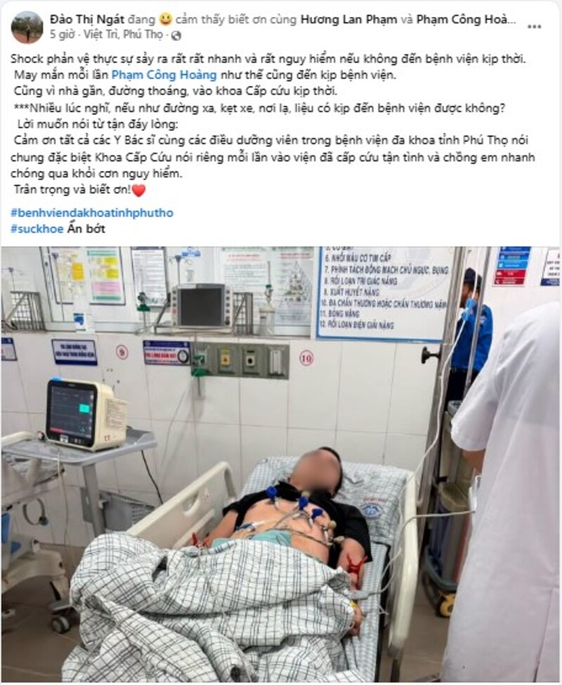 Cấp cứu kịp thời người bệnh phản vệ nguy kịch