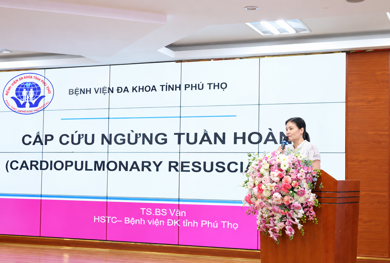 Hoi thao cap cuu tai Benh vien Phu Tho